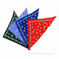 Various Promotional Cotton Bandana for All Seasons and Outdoor Activities, OEM Orders are Welcome